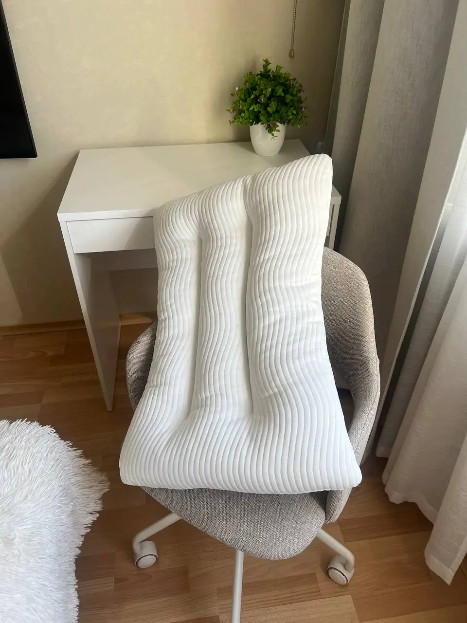 Ортопедична стьобана подушка на блискавці з наповнювачем Memory Foam 50×70, 70×70 - Зображення 6